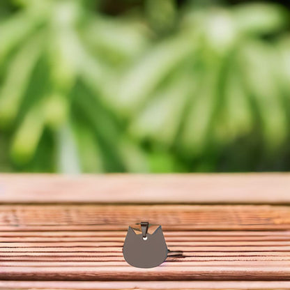 Black Cat Pet ID Tag
